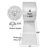 UOFFICE Bubble Cushion 400 Feet x 12" Wide - 5/16", with Medium Sized Bubbles - 2 of 4