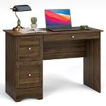 Costway Vintage Computer Desk Home Office Study Table Spacious Workstation w/ 3 Drawers