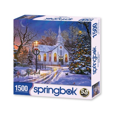 Springbok Puzzle 1500 Teile „Cabin Evening Sunset“ – Hergestellt In USA, 91,4 X 73 Cm Fertig