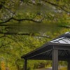 DSVIMOY Canopies and Gazebos,BBQ Gazebo Outdoor with Shelves Serving Tables, Gazebo Pavilion for Garden, Brown, 97.24"*71.65"*99" - 4 of 4