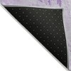 Lavender And Purple Floral Washable Indoor Outdoor Area Rug - 4 of 4