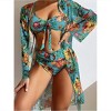 Wikineon Two-Piece Casual Swimsuit - Lightweight, Breathable Fabric with a Relaxed Fit: Ideal for Beach Days, S Size - 2 of 4