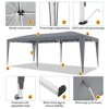 Flat Roof Awning 10'x 20',BLOCK UV UPF 50+℉,WATERPROOF clothBlocks 99% of Rain,for Wedding/Events/Patio/Beach/Party/Market/ - 4 of 4