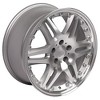 OE Wheels MB09 18 Inch Rim Fits Brabus Style 5x112 18x8.5 Gloss Silver Machined (1) - 4 of 4