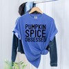 Simply Sage Market Women's Pumpkin Spice Obsessed Short Sleeve Garment Dyed Tee - 2 of 2