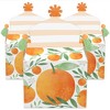 Big Dot of Happiness Little Clementine - Treat Box Party Favors - Orange Citrus Baby Shower or Birthday Party Goodie Gable Boxes - Set of 12 - 2 of 4