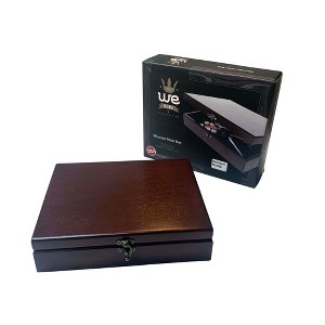 WE Games Wooden Valet Box - Mahogany Stain (Made in USA) - 1 of 4