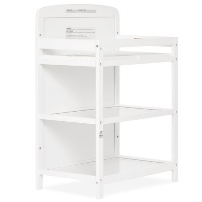 White 4-in-1 Full-Size Crib and Changing Table Combo