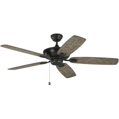 Monte Carlo 52" Colony Max Plus Aged Pewter Damp Rated Ceiling Fan
