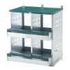 4 Compartment Roll Away Chicken Nesting Box,Galvanized Steel Egg Laying Box for Hens,Wall Mount–LAOTIES - 4 of 4