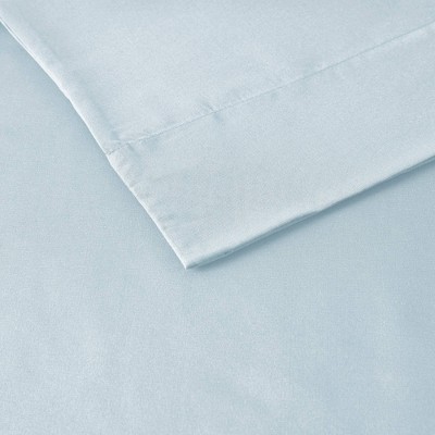 Twin XL Blue Microfiber All Season Sheet Set
