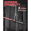 Red and Black 1500 Lbs Weight Capacity Steel Barbell for Strength,Weightlifting Training, Squat, Deadlift, Curl, Bench Press, Overhead Press - 4 of 4