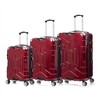 BEAFUP 4-Piece PC Material Hard Shell Luggage Set with Spinner Wheels and TSA Lock - 20", 24", 28" Lightweight Suitcases for Travel - 2 of 4
