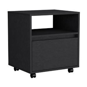 NicBex Nightstand with Drawers,Modern Side Table with Storage Space and Wood Frame,Bedside Table for Bedroom,Living Room - 1 of 4