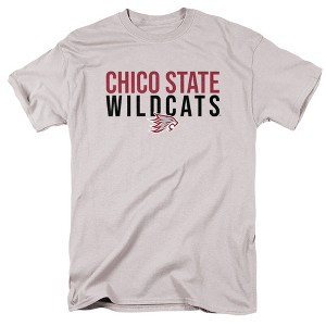 Men's California State University Chico Official Stacked T-Shirt - 1 of 4