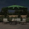 vidaXL Cantilever Garden Parasol Green Polyester and Steel Large - 2 of 4