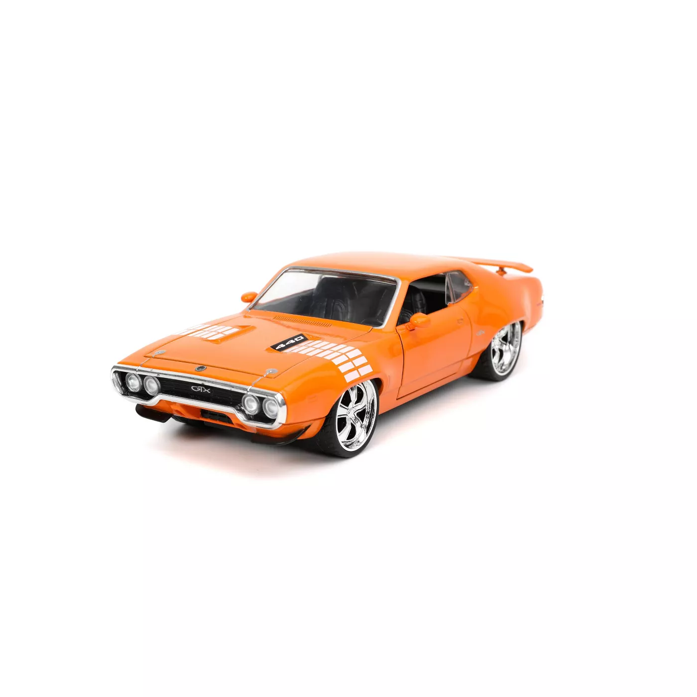 Big Time Muscle 1972 Plymouth GTX 1:24 Scale Die-Cast Vehicle - Orange - image 1 of 5