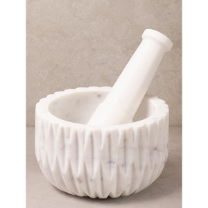 Russell Marble Mortar and Pestle - 1 of 3