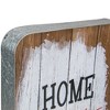 Tii Collections 15.75" Black and Pink Metal Home Sweet Apartment Hanging Sign - 3 of 4