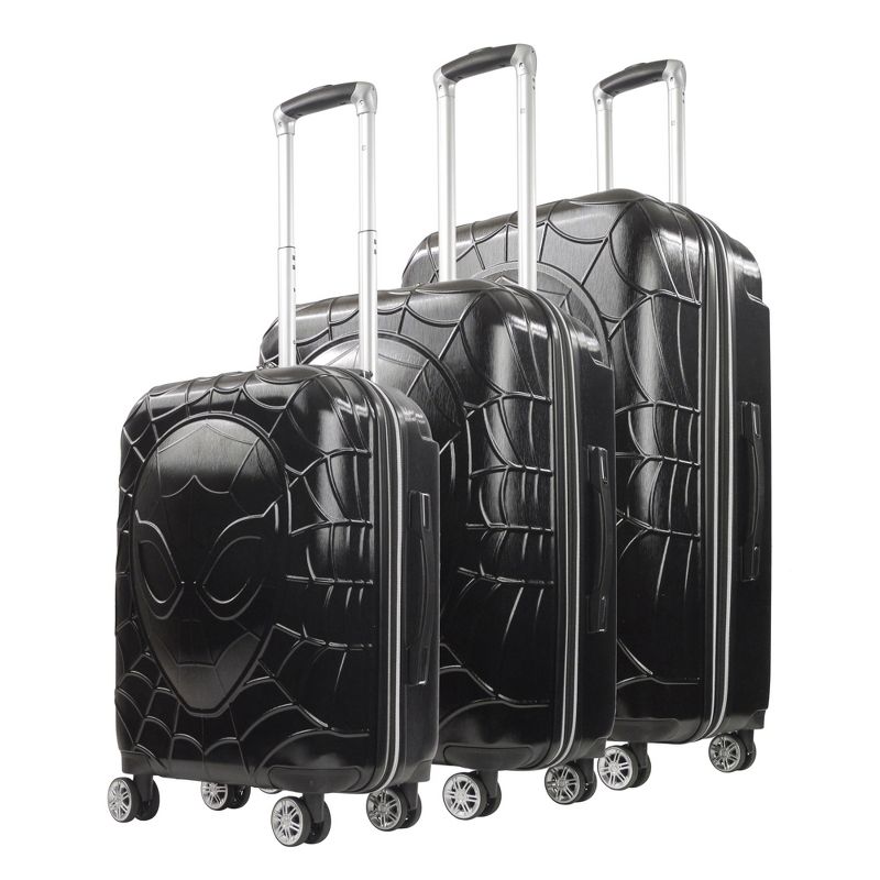 Marvel Ful Molded Spiderman 8 Wheel Expandable Spinner luggage 3pc set., 1 of 5
