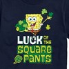 SpongeBob Squarepants Luck Of The Square Pants Short Sleeve Graphic T-Shirt - Navy - 2X Big and Tall - 2 of 4