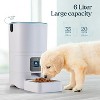 Automatic Cat Feeder with LCD Display, Smart Programmable Food Dispenser for Timed Meals - 3 of 4