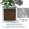 Kozyard Planter Indoor Outdoor Plant Pots with Tray Collecting Water for Tall Plants, Flowers - 3 of 4