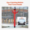 VEVOR Inflatable Tube Man Set, 6 ft Tall, Wacky Waving Inflatable Dancing Tube Guy with 1/15 HP Blower, PP Shell IPX3 Waterproof Blower Fan, Red - 4 of 4