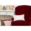 C&F Home 12" x 20" Valentine's Day White "Love" Applique Accent Throw Pillow - 2 of 3