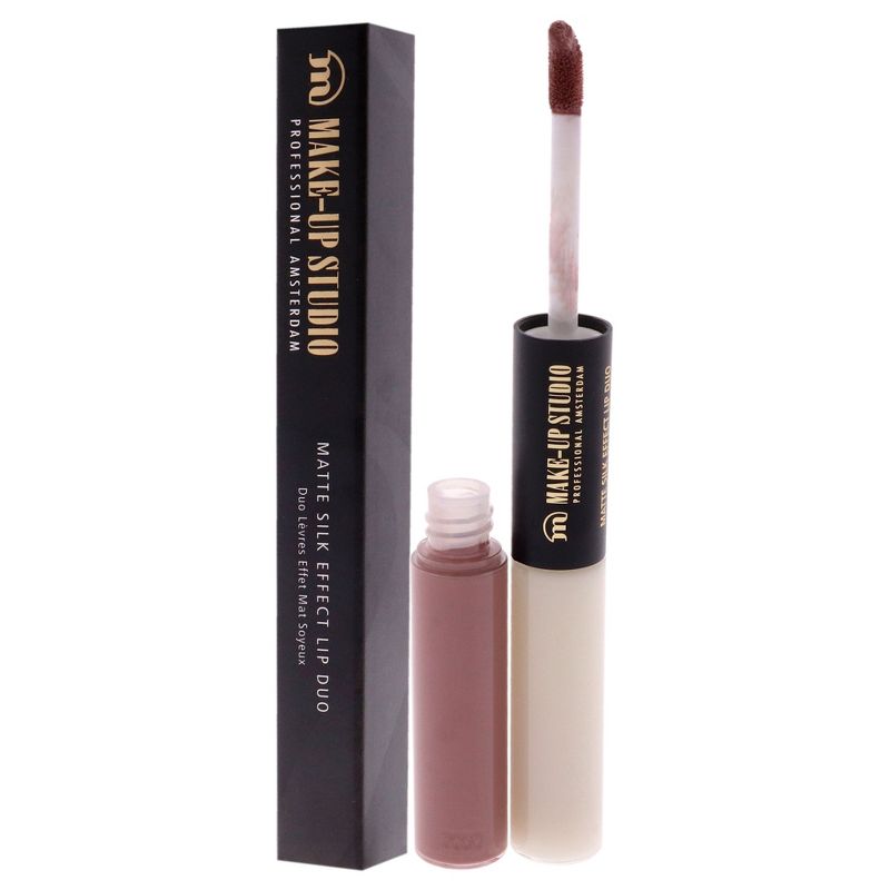 Matte Silk Effect Lip Duo - Blushing Nude by Make-Up Studio for Women - 2 x 0.1 oz Lipstick, 4 of 7