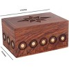 Store Indya Wooden Jewelry Box Storage Organizer and Keepsake Accessory Holder - 3 of 4