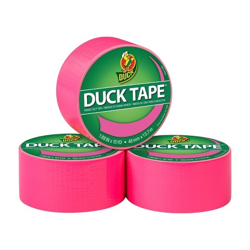 W x 15 yd Duck  1.88 in L Yellow  Solid  Duct Tape 