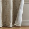 Elrene Palmetto Lattice Embroidered Blackout Window Curtain Panel, Set of 2 - Elrene Home Fashions - 3 of 4