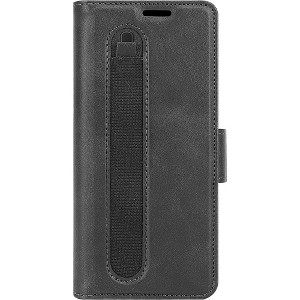 SAHARA - Indy Series Leather Wallet Case for Galaxy Z Fold5 - Black - 1 of 4
