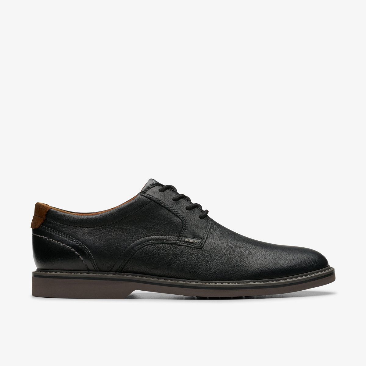 Clarks Mens Radcliff Low Black Shoes
