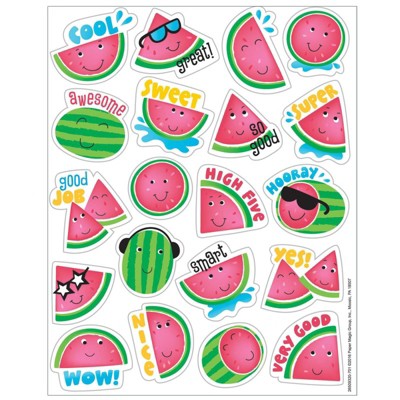 Eureka Watermelon Scented Stickers, Pack of 80 (Pack of 6)
