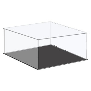Unique Bargains Acrylic Dustproof Countertop Display Case 1 Pc - 1 of 4