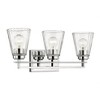 Lyna 3-Light Vanity Light - Contemporary Steel Design for Bathrooms, Dimmable & Damp Rated - 3 of 4