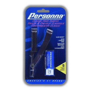 Personna Classic Hair Shaper | Razor with 1 tuck of 5 Stainless Steel blades | Proven quality | Stylist approved - 1 of 2