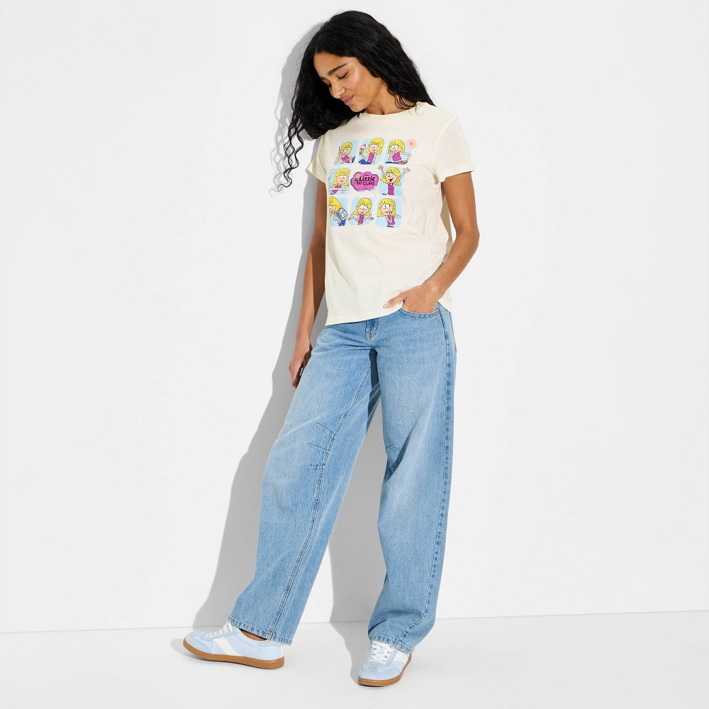 Women's Lizzie McGuire Short Sleeve Graphic T-Shirt - Cream M