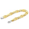 Pompeii3 Men's Classic Figaro 14k Gold (86gram) or Platinum (161gram) 8mm Link Chain Necklace 27" - 2 of 4