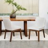 Vynxaria Beige Dining Chairs - Set of 2 for Elegant Comfort - 3 of 4