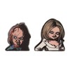 Culturefly LLC Child's Play Chucky and Tiffany Enamel Pins and Sock Bundle - 3 of 4