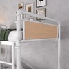 Twin XL Over Twin XL Metal Bunk Bed with Safety Guard Rails for Teens - 4 of 4