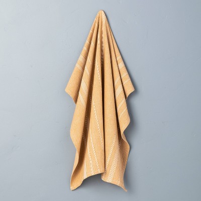 Striped Flour Sack Kitchen Towel Gold - Hearth & Hand™ with Magnolia