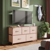 Fabric Dresser for Bedroom, Wide 5-Drawer Chest of Drawers with Storage Organizer Unit - 3 of 4
