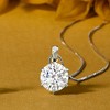 Ross-Simons 3.00 Carat Moissanite Solitaire Necklace in Sterling Silver - 4 of 4