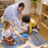 Guidecraft Double-Sided Roadway System - 42 Puzzle Pieces and 5 Double-sided Inspiration Cards: Building and Construction for Kids - 3 of 4