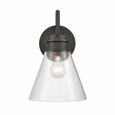 Elk Home Dovas 1 - Light Wall Light in  Textured Black