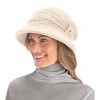 Collections Etc Ribbed Knit Brimmed Hat - 2 of 4